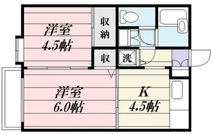 ジュネパレス柏第77の物件間取画像